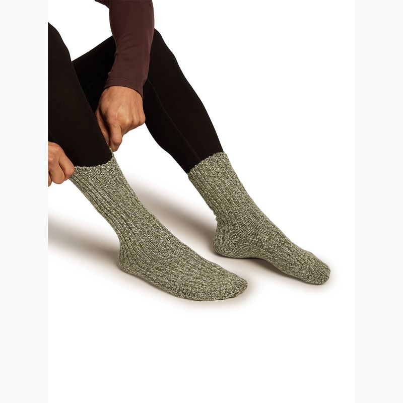 Ski socks Icebreaker Merino Ski Lodge Crew loden/lichen/chalk 8