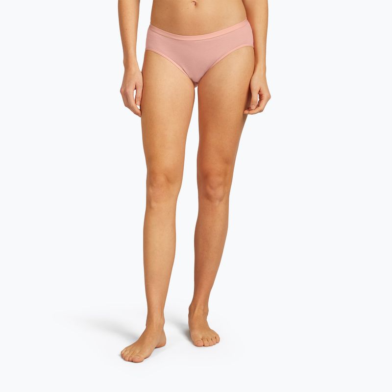 Women's thermal panties icebreaker Siren Hipkini blush 2