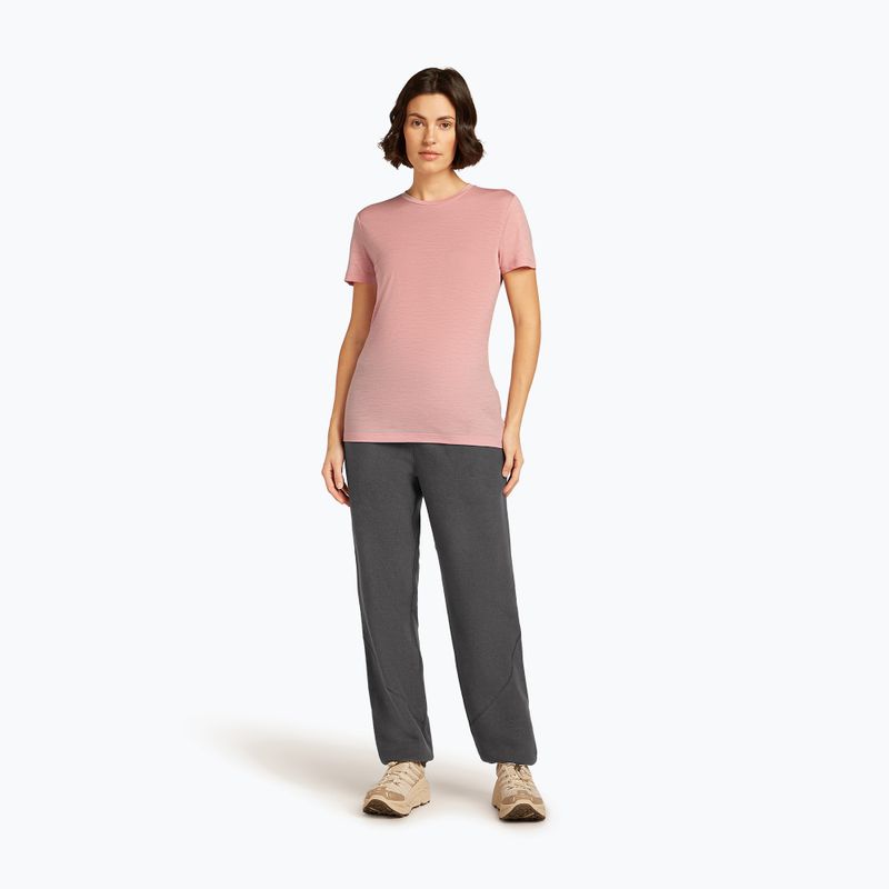 Women's trekking T-shirt icebreaker Merino 150 Tech Lite III Tee blush 2
