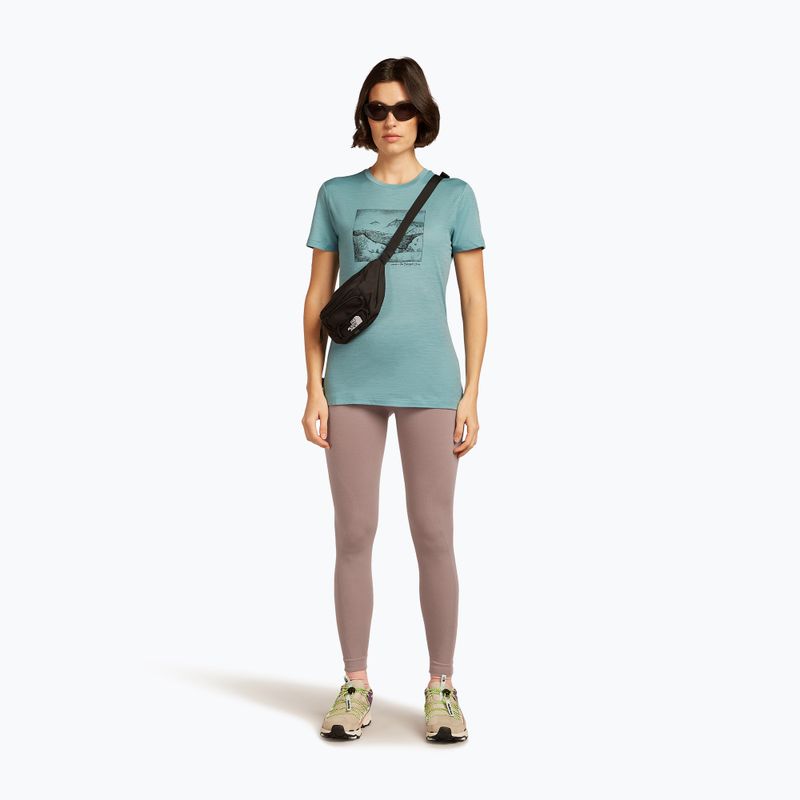 Women's T-shirt icebreaker Merino 150 Tech Lite Terrain hydro 4