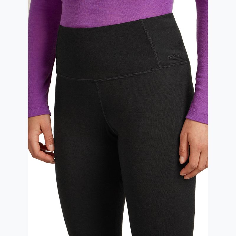 Women's thermal leggings icebreaker Merino 200 Oasis High Rise black 4
