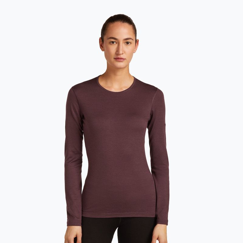 Icebreaker women's thermal longsleeve 200 Oasis Crewe java