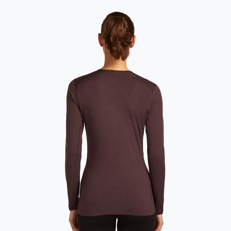 Icebreaker women's thermal longsleeve 200 Oasis Crewe java 3