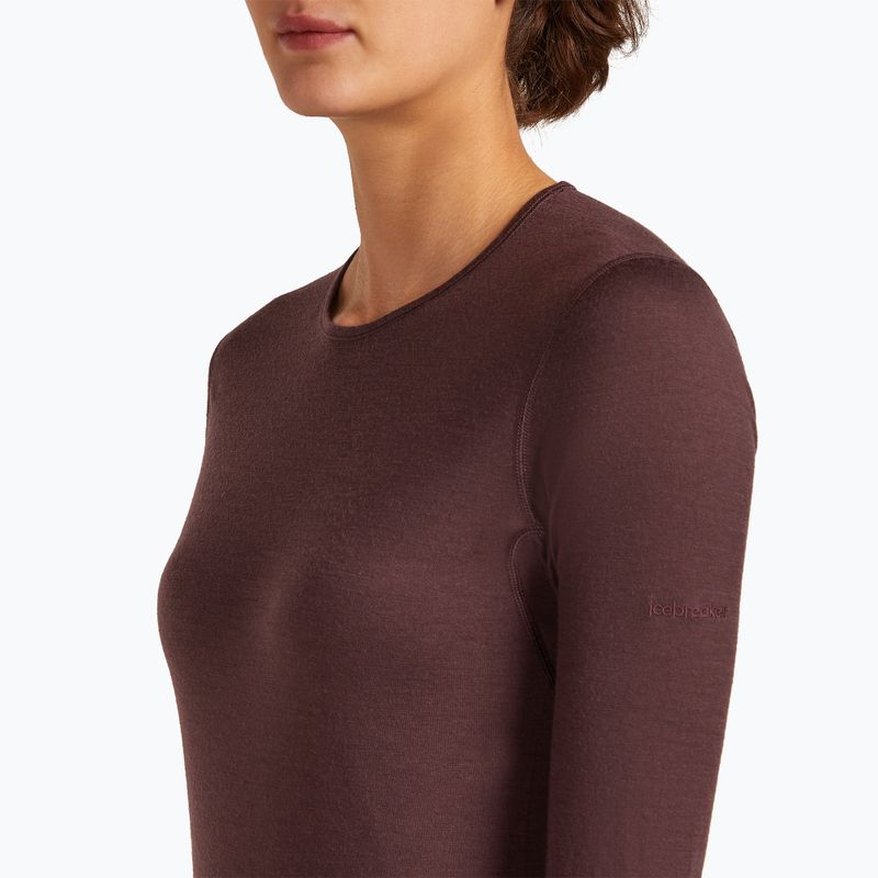 Icebreaker women's thermal longsleeve 200 Oasis Crewe java 4
