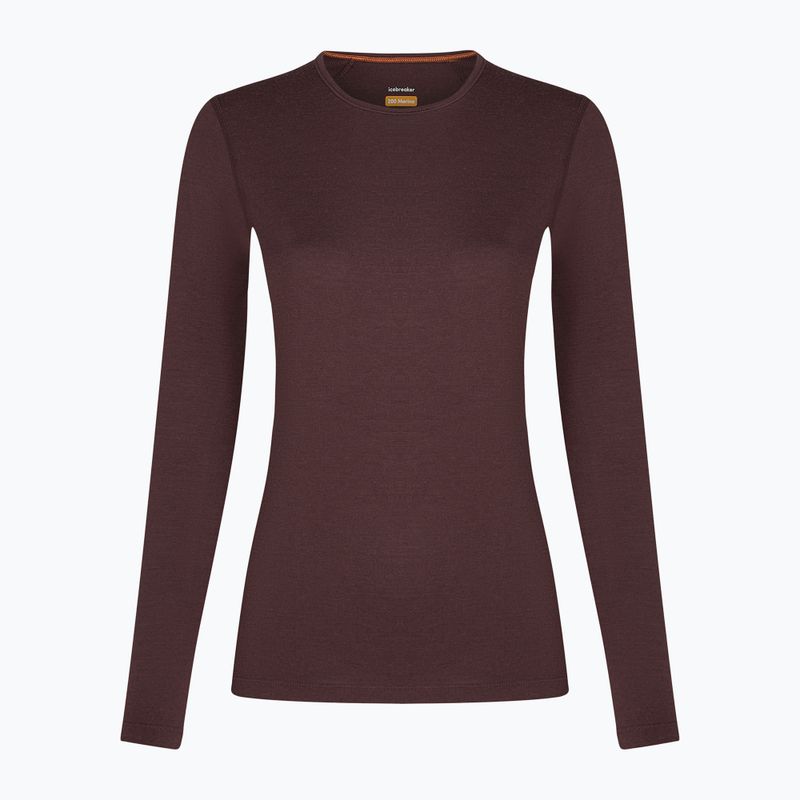 Icebreaker women's thermal longsleeve 200 Oasis Crewe java 7