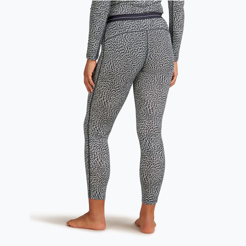 Women's thermal trousers icebreaker Merino 200 Oasis Flock Forms AOP midnight navy/snow 3