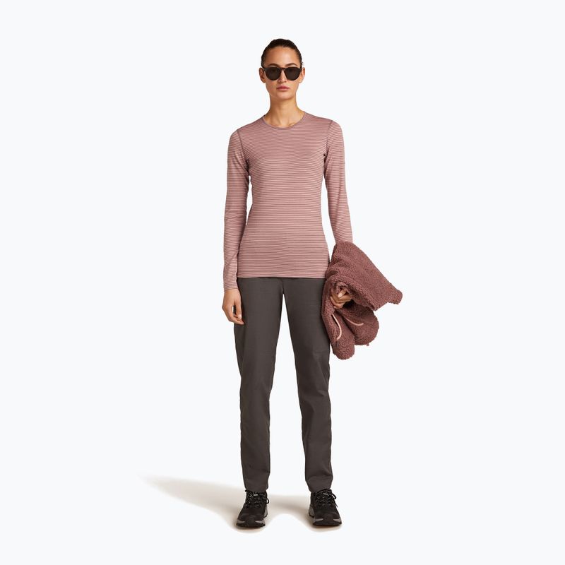 Women's thermal base layer top icebreaker 200 Oasis Crewe summit/blush/s 4