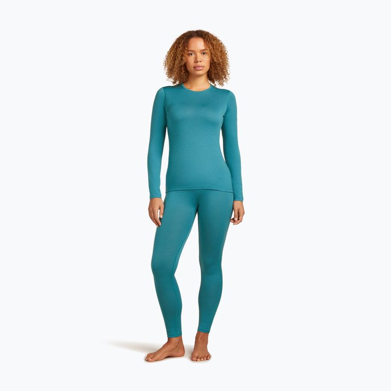 Icebreaker women's thermal longsleeve 200 Oasis Crewe topaz 2