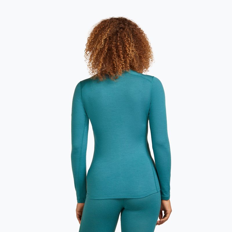 Icebreaker women's thermal longsleeve 200 Oasis Crewe topaz 3