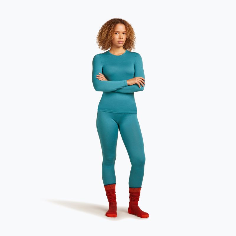 Icebreaker women's thermal longsleeve 200 Oasis Crewe topaz 4