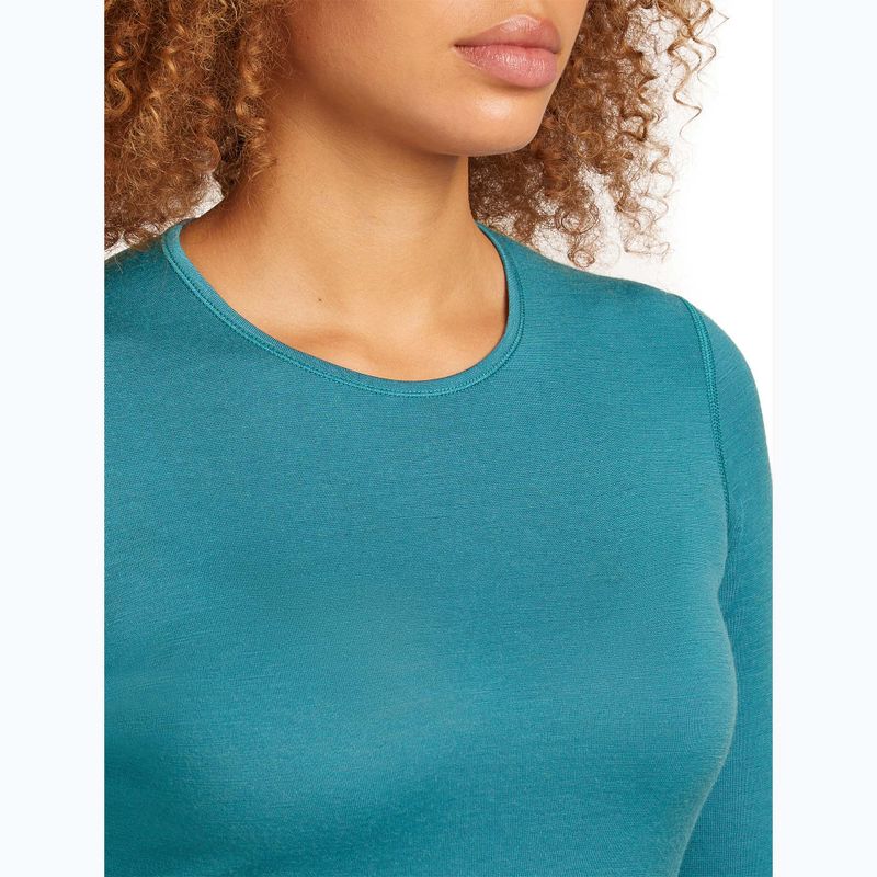 Icebreaker women's thermal longsleeve 200 Oasis Crewe topaz 5
