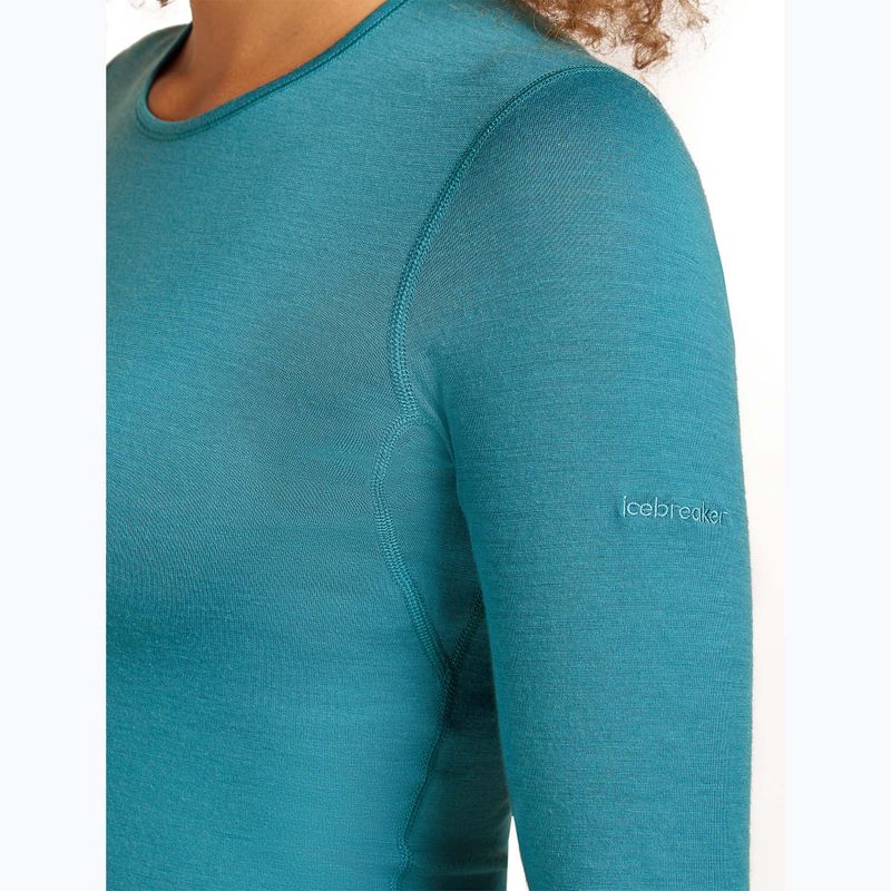 Icebreaker women's thermal longsleeve 200 Oasis Crewe topaz 6