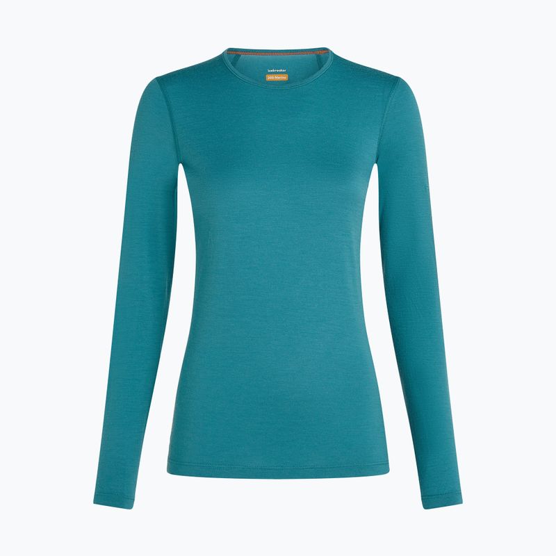 Icebreaker women's thermal longsleeve 200 Oasis Crewe topaz 7
