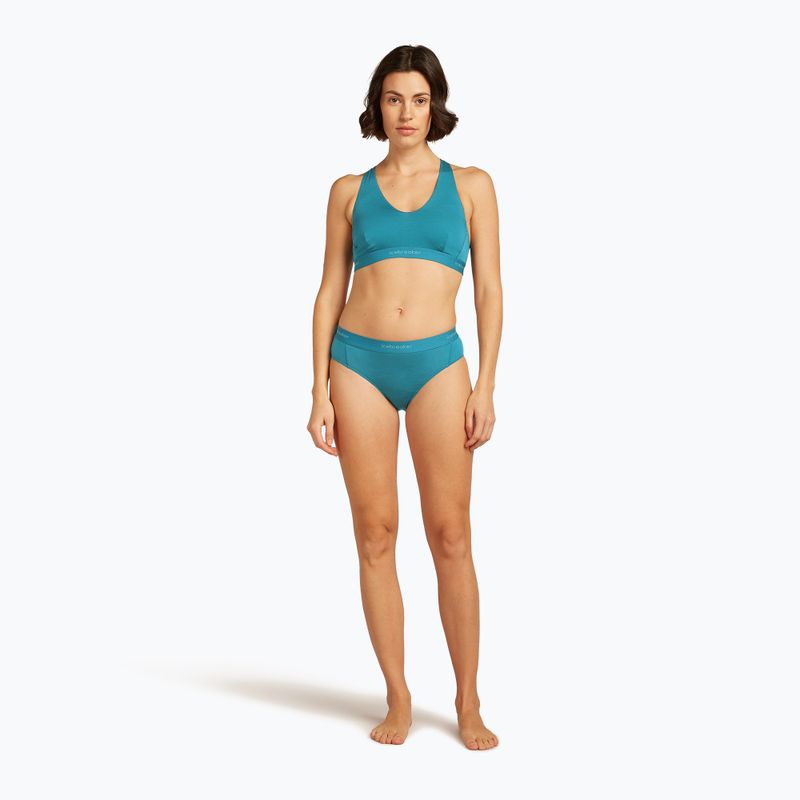 Thermal bra icebreaker Merino 125 Cool-Lite Sprite Racerback topaz 3