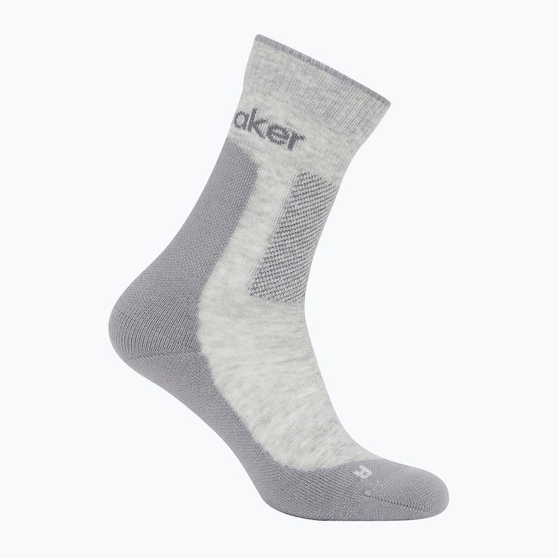 Women's socks icebreaker Merino Hike+ Medium Crew blizzard heather/alloy