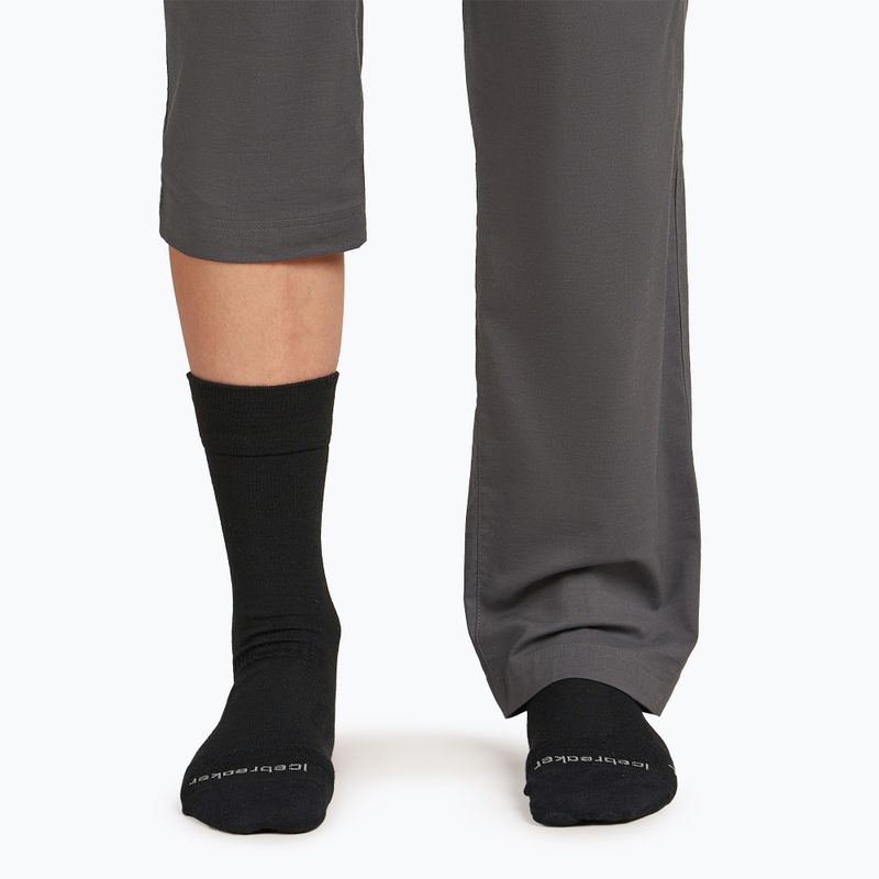Women's socks icebreaker Merino Hike+ Liner Crew black 3
