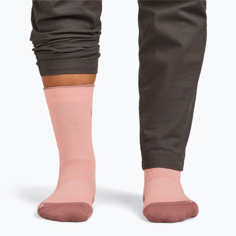 Icebreaker women's socks Merino Hike+ Light Crew blush/summit 4