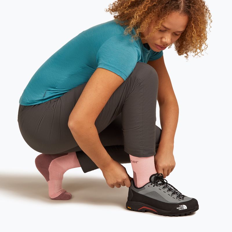 Icebreaker women's socks Merino Hike+ Light Crew blush/summit 6