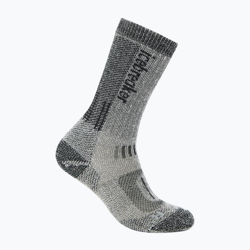 Women's socks Icebreaker Merino Hike+ Mountaineer Mid Calf jet heather/black 2