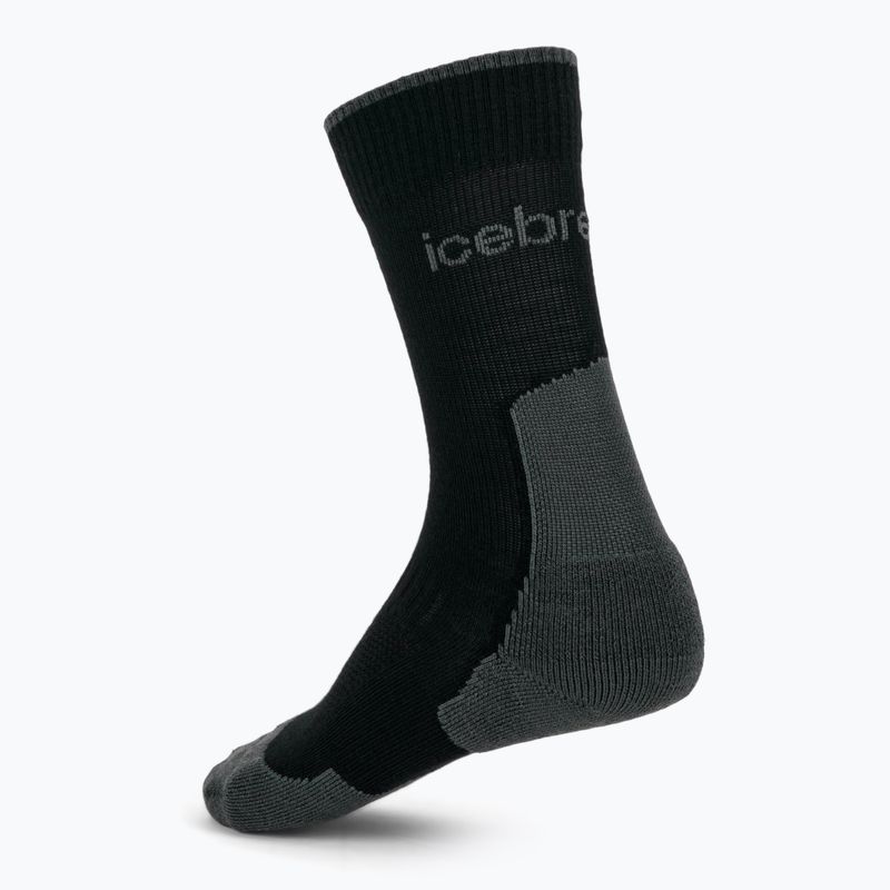 Men's socks icebreaker Merino Hike+ Light Crew 2 pairs black/obsidian 2