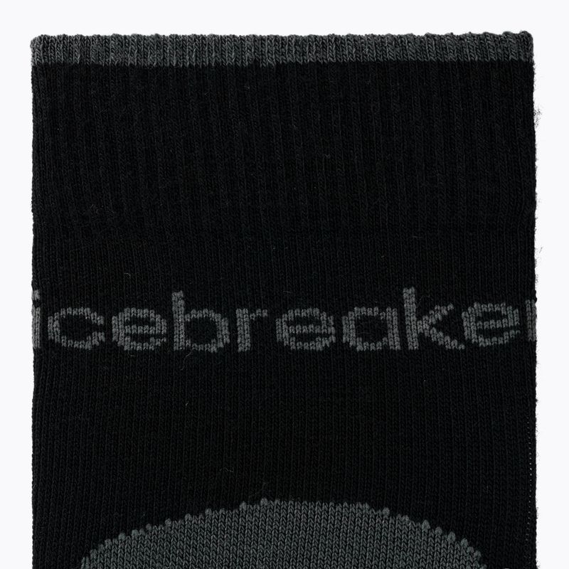 Men's socks icebreaker Merino Hike+ Light Crew 2 pairs black/obsidian 3