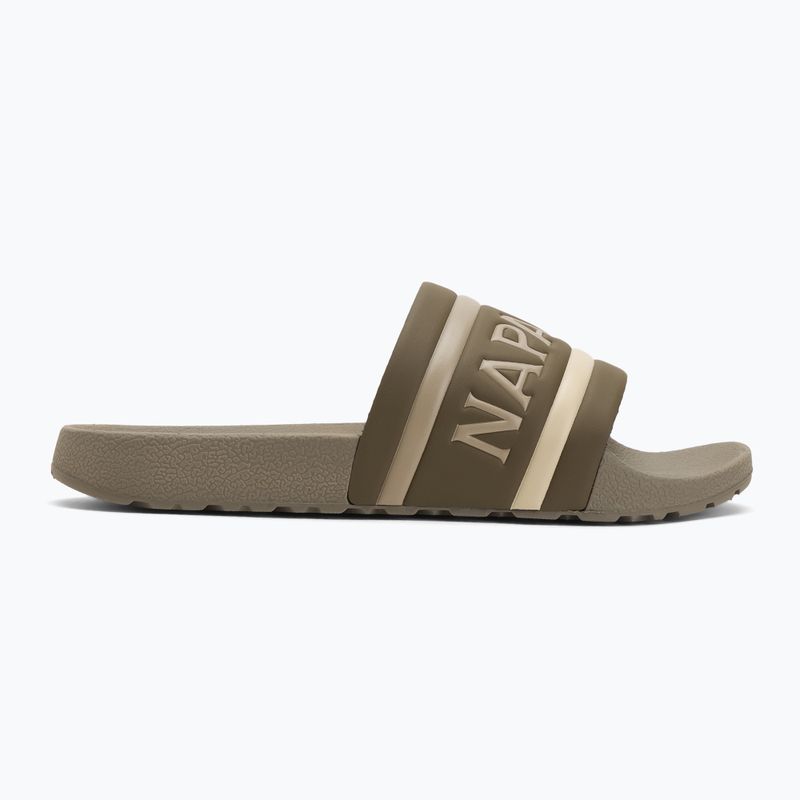 Napapijri men's flip-flops NP0A4IQV dark olive 2 2