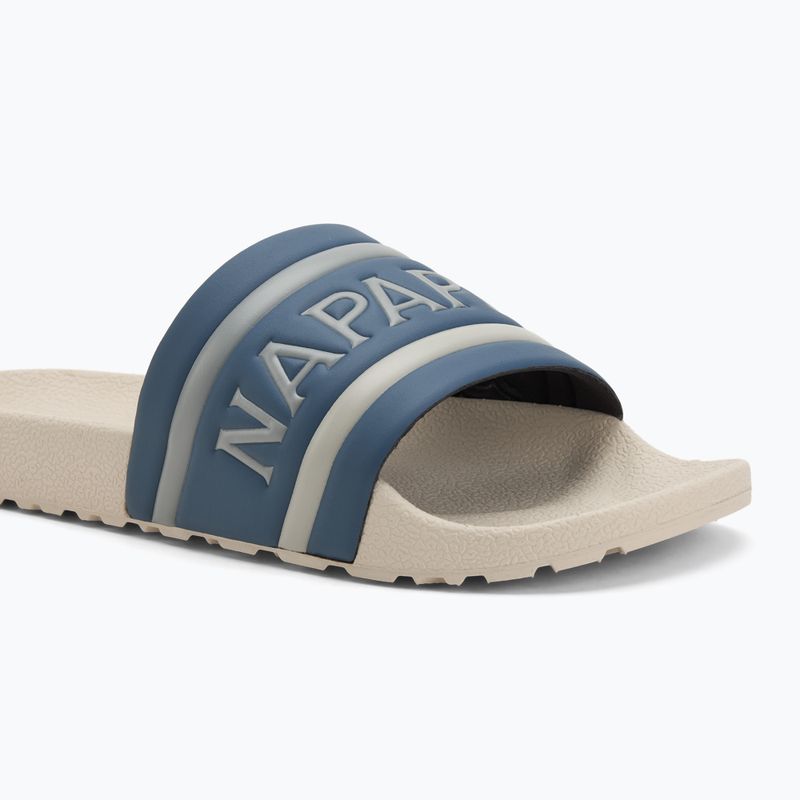 Napapijri men's flip-flops NP0A4IQV white/navy 7