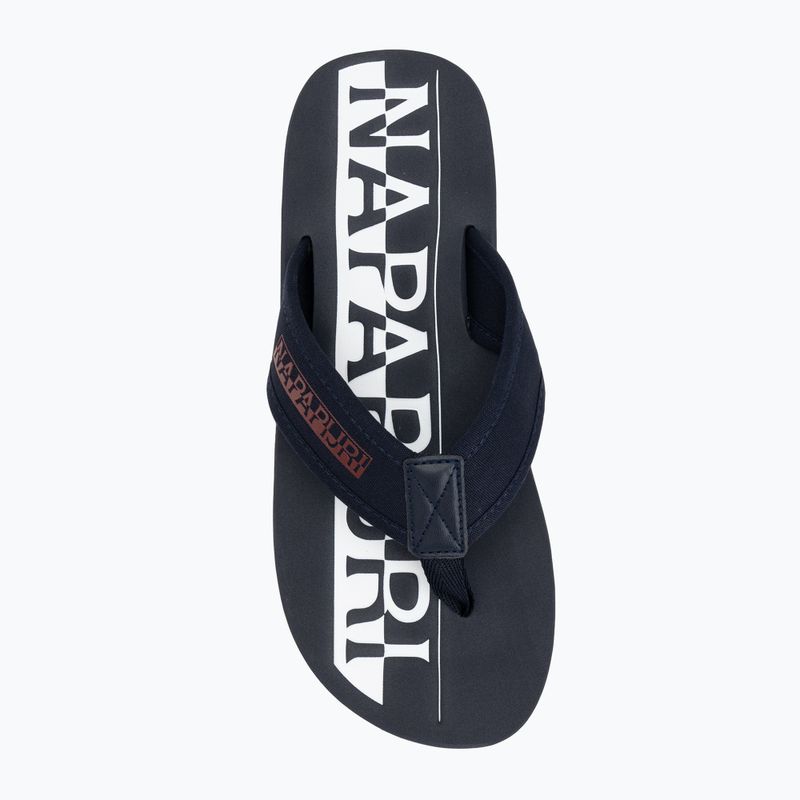 Men's Napapijri NP0A4IQU blue marine flip flops 5