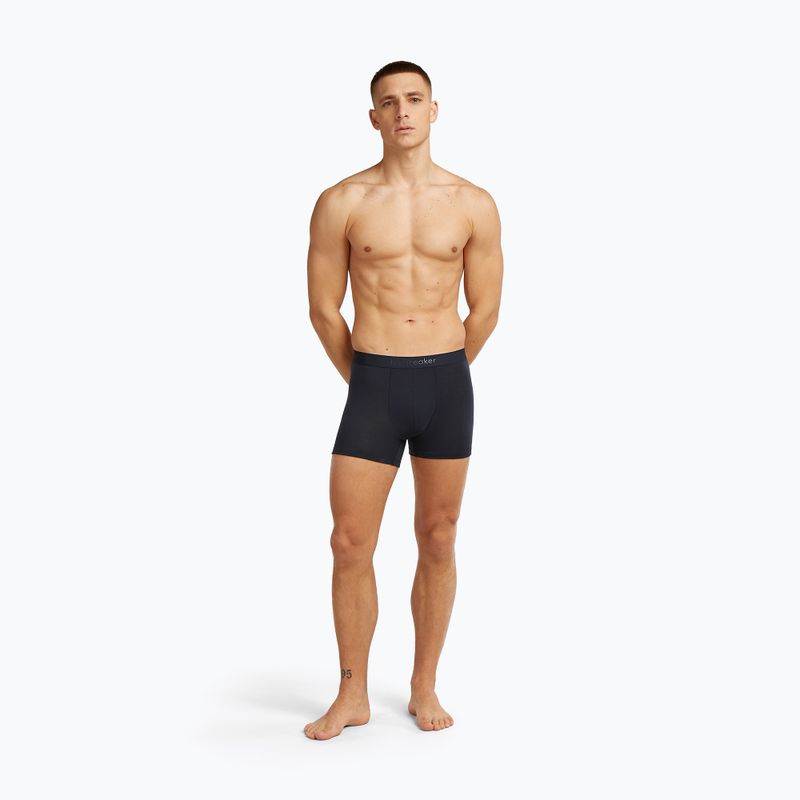 Men's thermal boxer briefs Icebreaker Merino 125 Cool-Lite Anatomica midnight navy 3