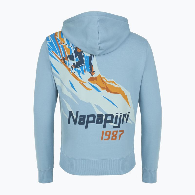 Men's sweatshirt Napapijri B-Fiemme H faded denim 2