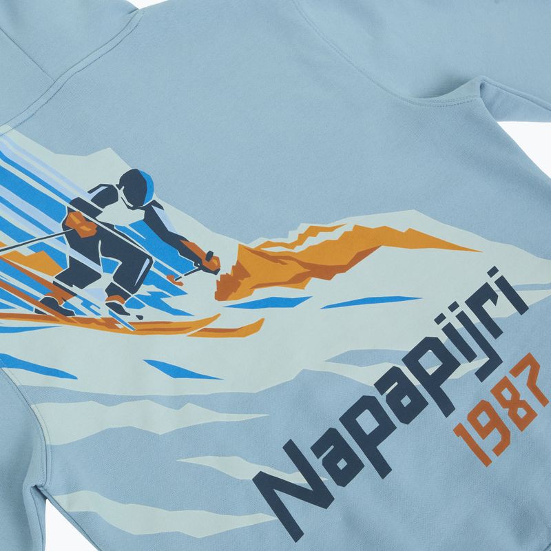 Men's sweatshirt Napapijri B-Fiemme H faded denim 4