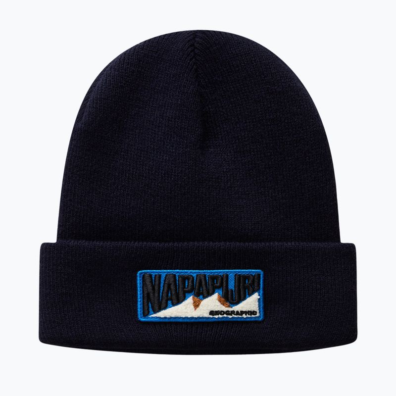 Men's winter hat Napapijri F-Montepiana blu marine