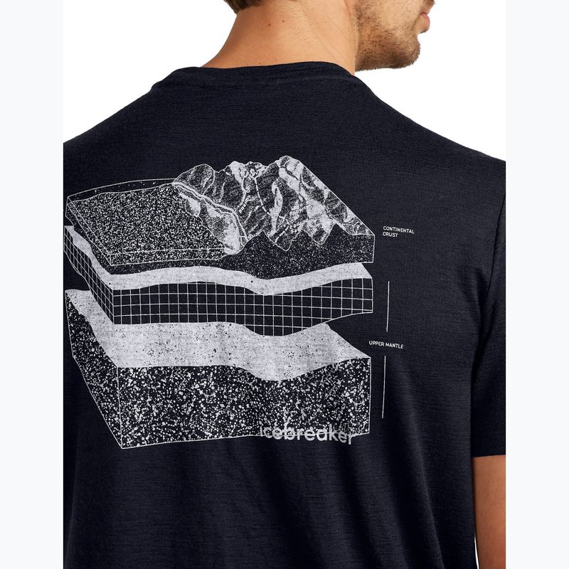 Men's T-shirt icebreaker Merino 150 Tech Lite Evolving Lay Tee midnight navy 6