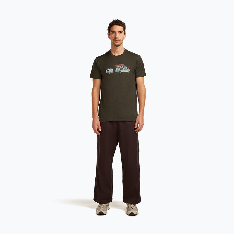 Men's T-shirt icebreaker Merino 150 Tech Lite Transportage Tee dark loden 2