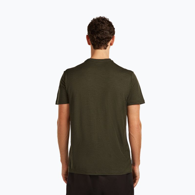 Men's T-shirt icebreaker Merino 150 Tech Lite Transportage Tee dark loden 3