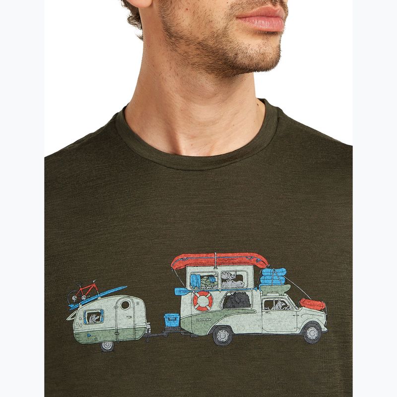 Men's T-shirt icebreaker Merino 150 Tech Lite Transportage Tee dark loden 6