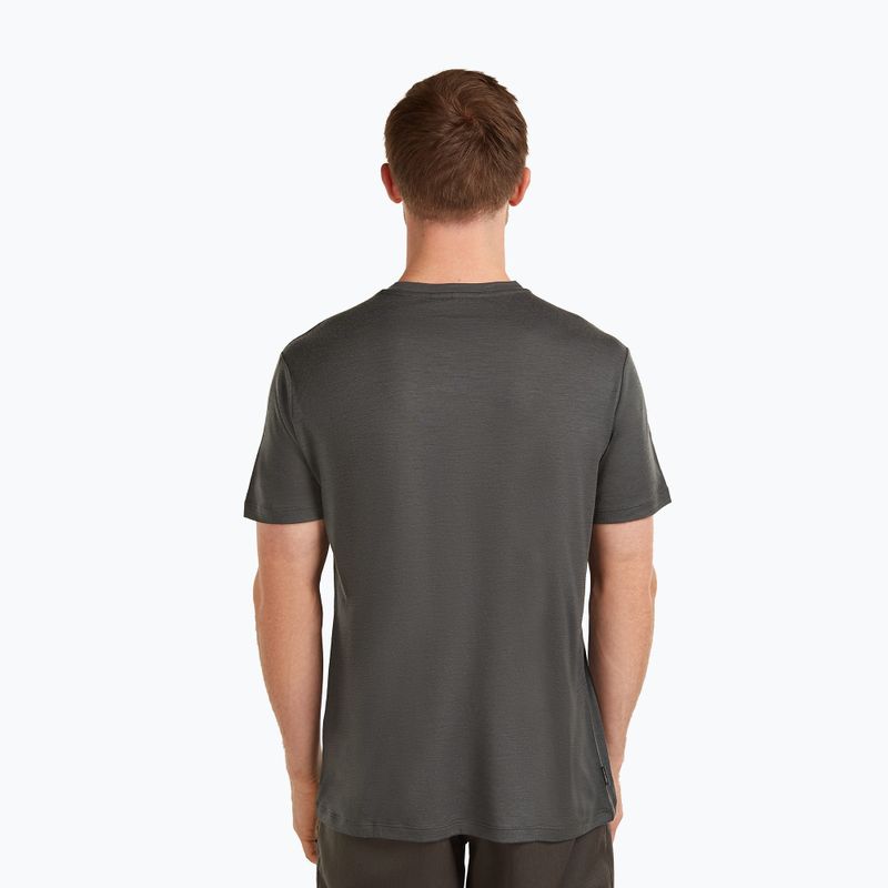 Men's T-shirt icebreaker Merino 150 Tech Lite The Peaks obsigian 3