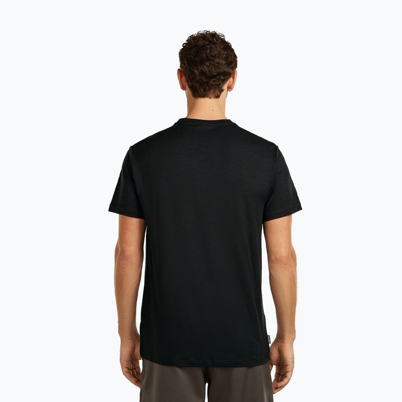 Men's T-shirt icebreaker Merino 150 Tech Lite Transportage Tee black 3