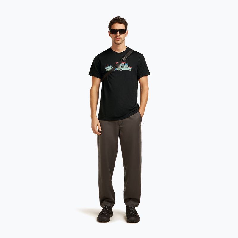 Men's T-shirt icebreaker Merino 150 Tech Lite Transportage Tee black 4