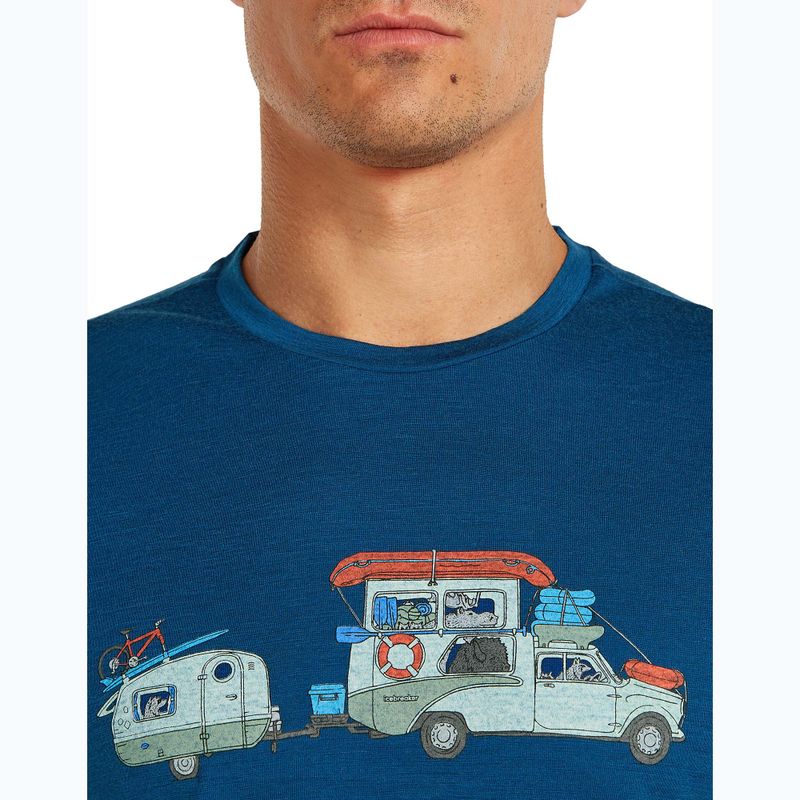 Men's T-shirt icebreaker Merino 150 Tech Lite Transportage Tee atlantis 6