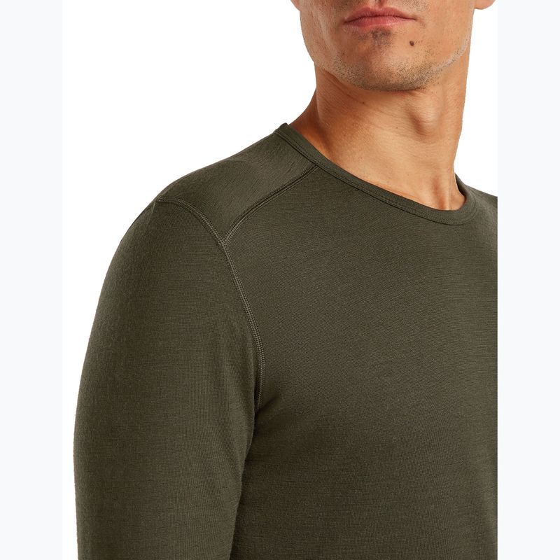 Men's thermal longsleeve Icebreaker 200 Oasis Crewe dark loden 6
