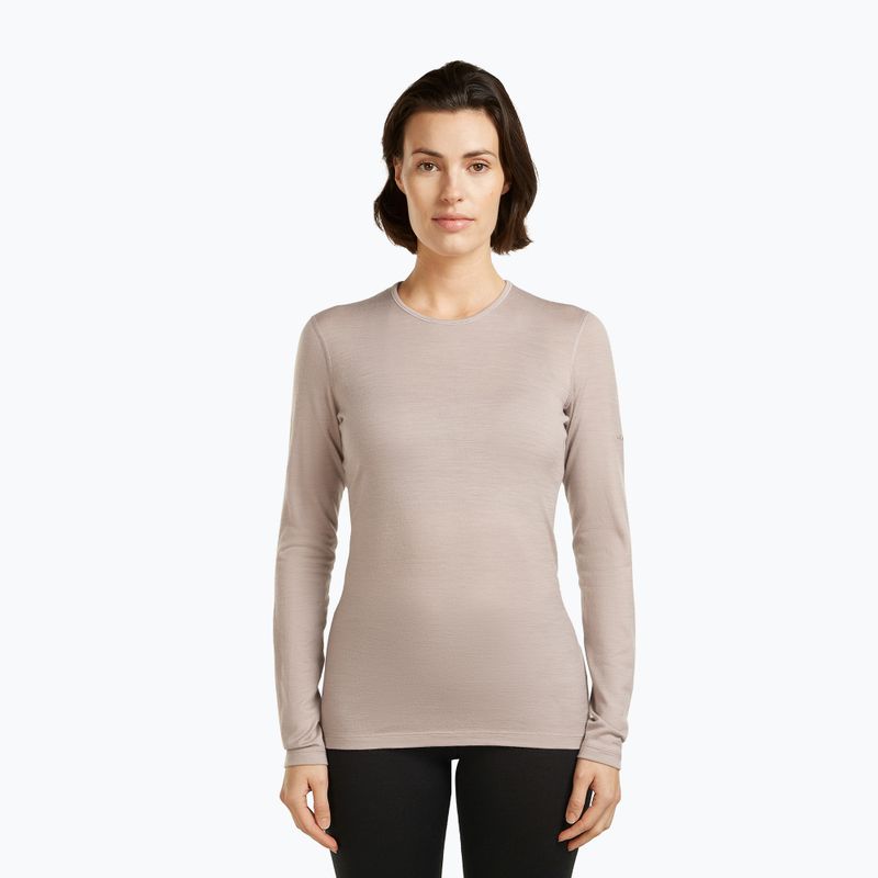 Women's thermal top Icebreaker 200 Oasis Crewe pink quartz