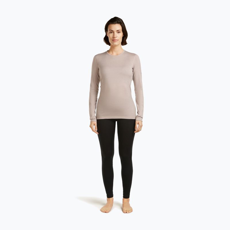 Women's thermal top Icebreaker 200 Oasis Crewe pink quartz 2