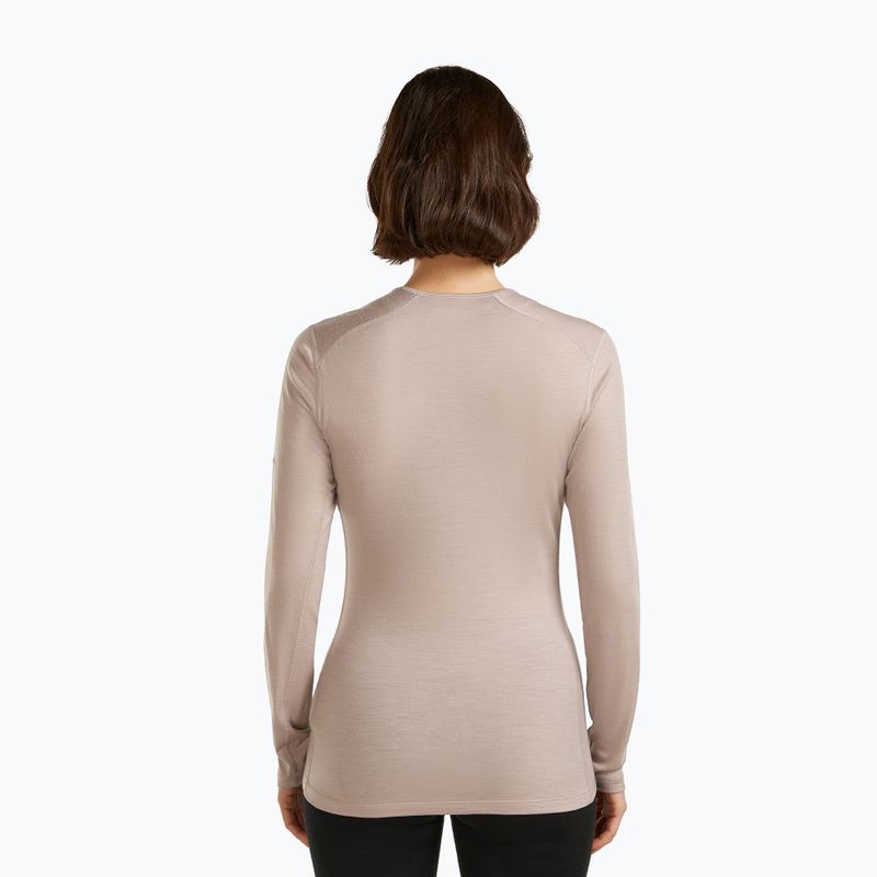 Women's thermal top Icebreaker 200 Oasis Crewe pink quartz 3