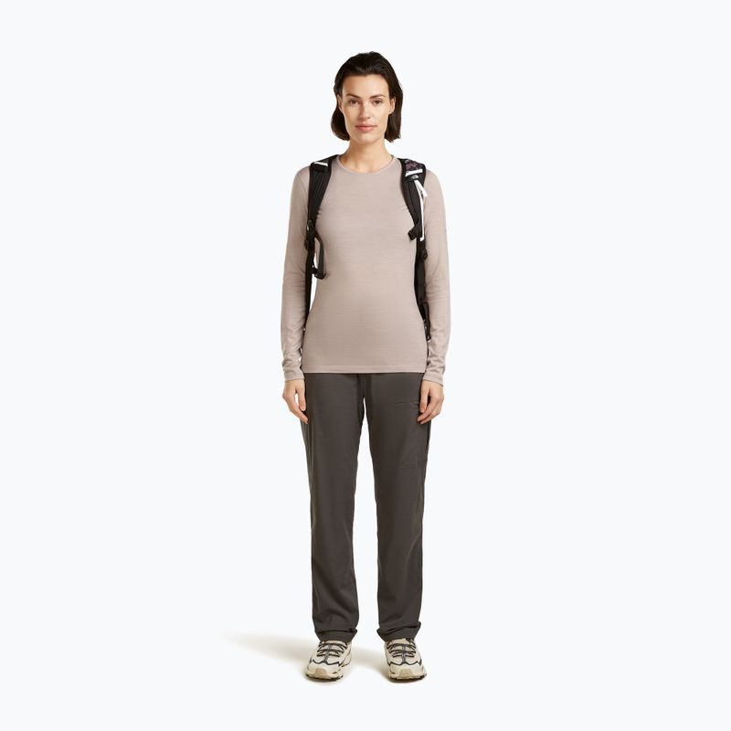 Women's thermal top Icebreaker 200 Oasis Crewe pink quartz 4