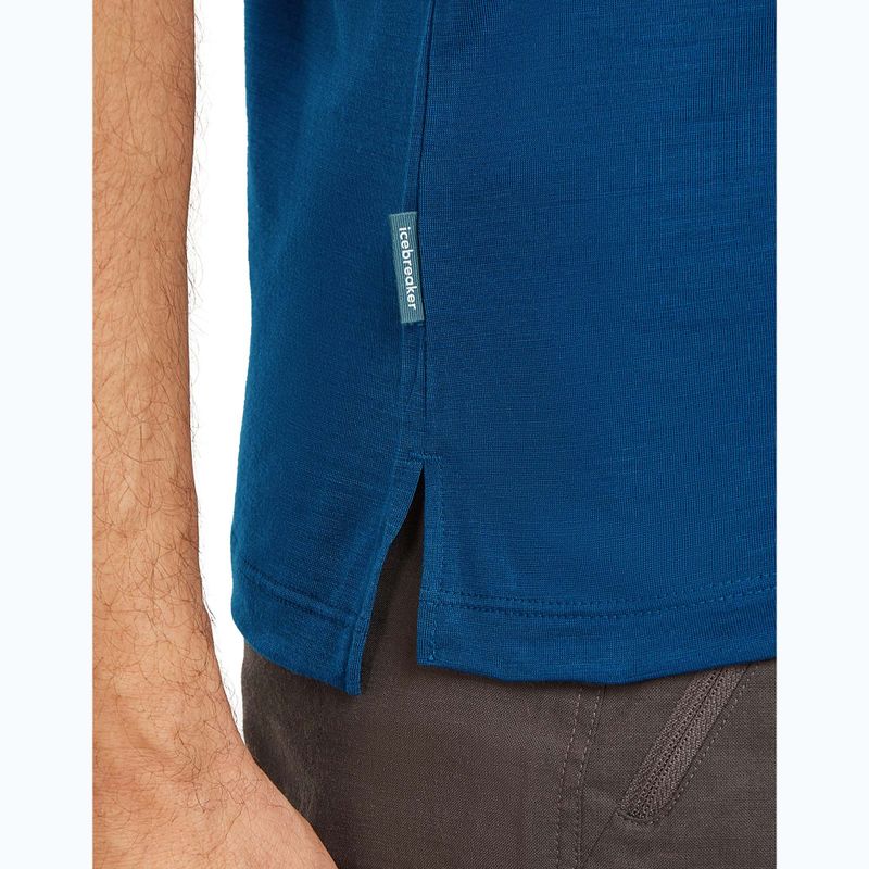 Men's trekking T-shirt icebreaker Merino 125 Cool-Lite Sphere III Tee atlantis 6