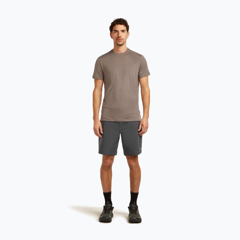 Men's trekking T-shirt icebreaker Merino 125 Cool-Lite Sphere III Tee porcini 2