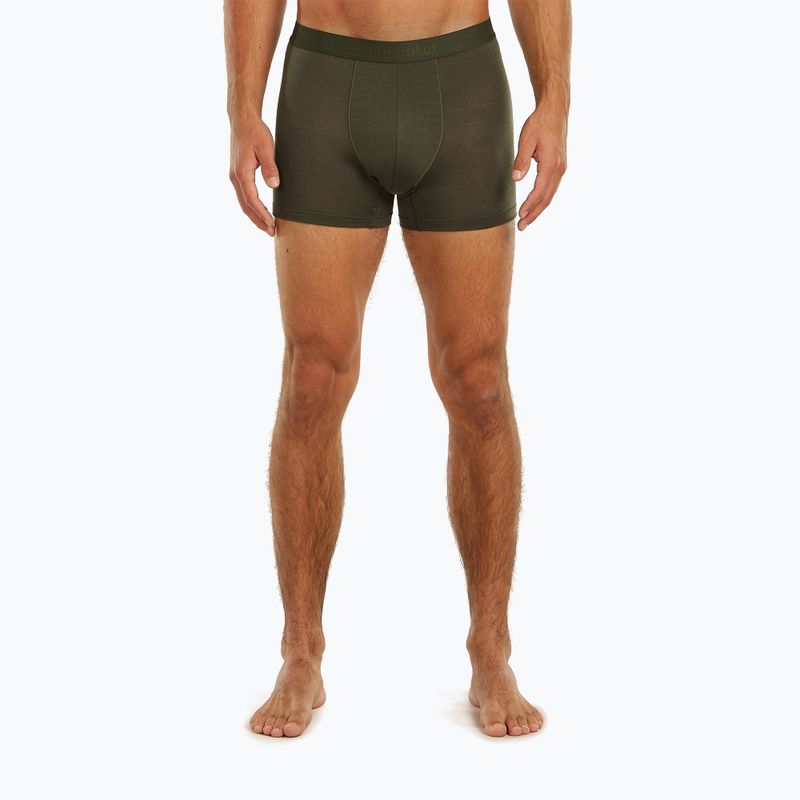 Men's thermal boxer briefs Icebreaker Merino 125 Cool-Lite Anatomica dark loden 2