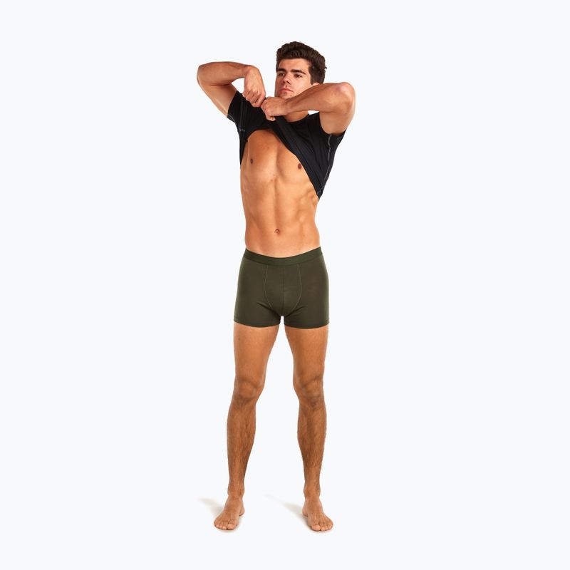 Men's thermal boxer briefs Icebreaker Merino 125 Cool-Lite Anatomica dark loden 7