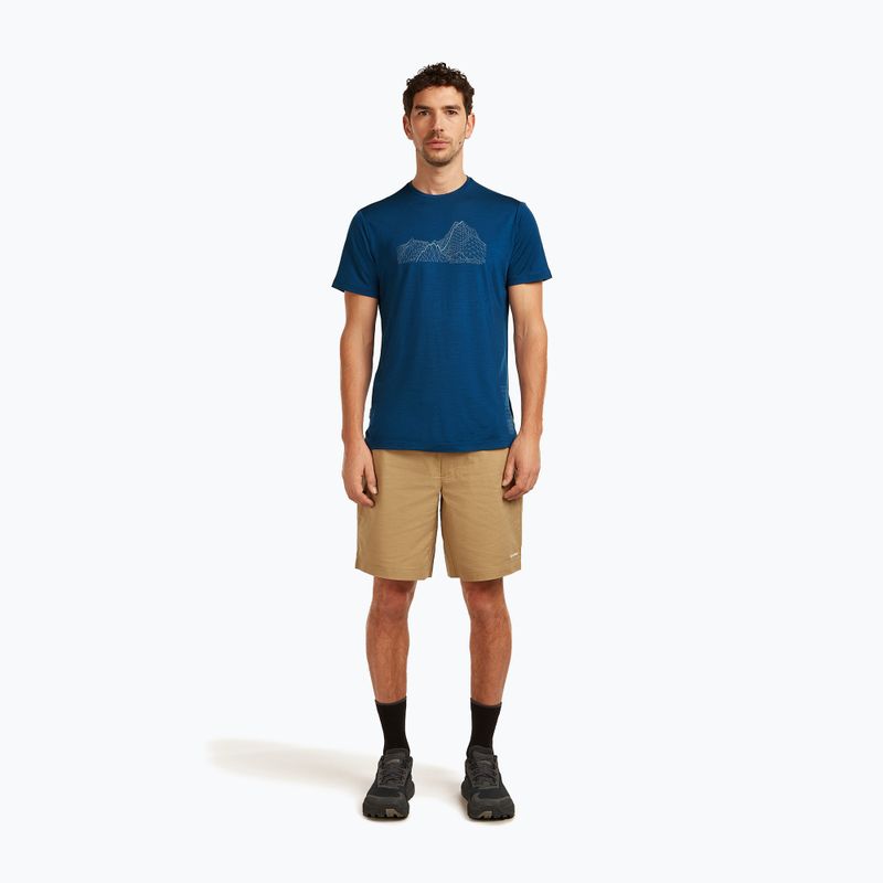 Men's T-shirt icebreaker Merino 125 Cool-Lite Sphere Beta Tee atlantis 2